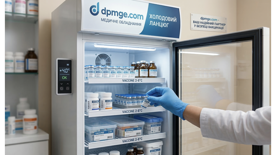 Як правильно обрати фармацевтичний холодильник: стандарти зберігання вакцин та медикаментів