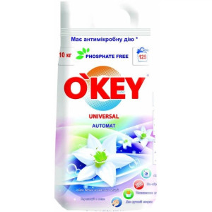 Пральний порошок O'KEY Universal автомат, 10 кг