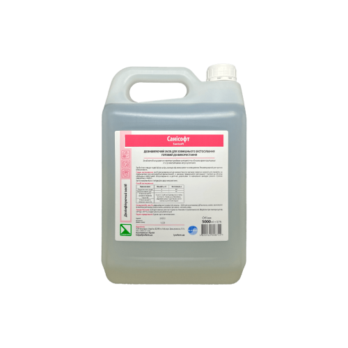 Засіб для дезінфекції рук «Санісофт (Sanisoft)», 5000 мл