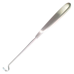 Голка лігатурна по Deschamps, тупа, вигнута у ліву сторону, для правої руки SURGIWELOMED. Довжина 20 см