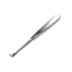 Гачок 2 зубці по Klapp, тупий, для сухожилля SURGIWELOMED. Довжина 17,5 см, робоча частина 12х6 мм