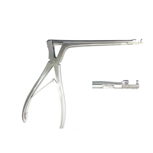 Викусувач клиноподібної кістки гайморової пазухи по Hajek, розташований вверх SURGIWELOMED. Довжина 14см, робоча частина 4х4 мм