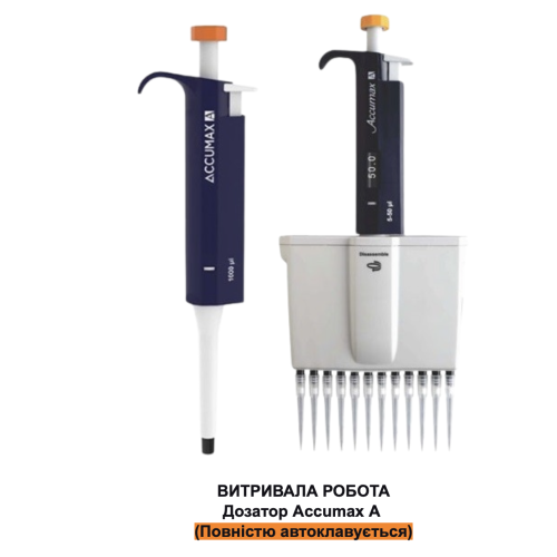 Механічні дозатори Accumax серії A (автоматичні піпетки)