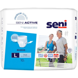Труси поглинальні для дорослих SENI ACTIVE PLUS  large.(10 шт.)