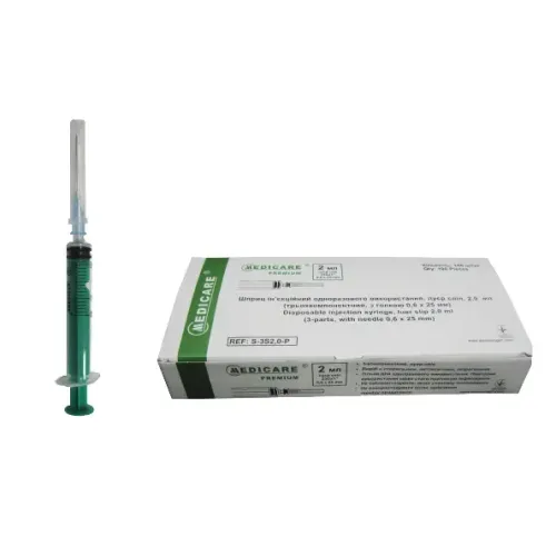 Шприц 3-х компонентний луєр сліп Premium NEW